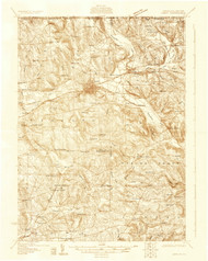 Corry, PA 1929 (1929) USGS Old Topo Map 15x15 NY Quad