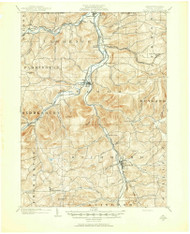 Tioga, PA 1900 (1900) USGS Old Topo Map 15x15 NY Quad