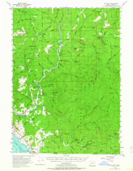 Mt Emily, Oregon 1954 (1964) USGS Old Topo Map 15x15 OR Quad