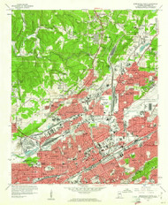 Birmingham North, Alabama 1959 (1961) USGS Old Topo Map Reprint 7x7 AL Quad 303243