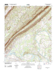 Gadsden East, Alabama 2011 () USGS Old Topo Map Reprint 7x7 AL Quad 20111003