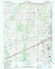Greenbrier, Alabama 1975 (1993) USGS Old Topo Map Reprint 7x7 AL Quad 304034