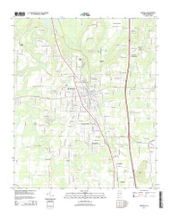 Hartselle, Alabama 1951 (1951) USGS Old Topo Map Reprint 7x7 AL Quad 20140924