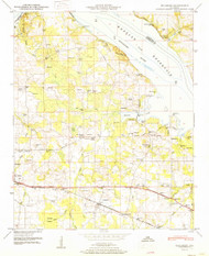 Hillsboro, Alabama 1951 (1951) USGS Old Topo Map Reprint 7x7 AL Quad 304161