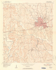 Jasper, Alabama 1951 (1951) USGS Old Topo Map Reprint 7x7 AL Quad 464426