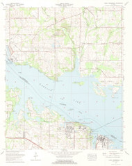 Jones Crossroads, Alabama 1976 (1977) USGS Old Topo Map Reprint 7x7 AL Quad 464430