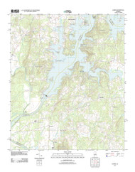 Laniers, Alabama 2011 () USGS Old Topo Map Reprint 7x7 AL Quad 20110921