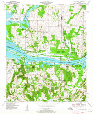 Mason Ridge, Alabama 1949 (1964) USGS Old Topo Map Reprint 7x7 AL Quad 304502