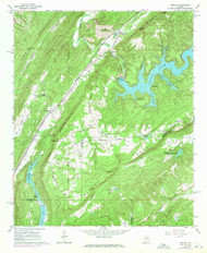 Remlap, Alabama 1960 (1971) USGS Old Topo Map Reprint 7x7 AL Quad 304935