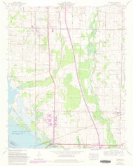 Tanner, Alabama 1963 (1982) USGS Old Topo Map Reprint 7x7 AL Quad 464530
