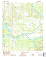 Tasso, Alabama 1987 (1987) USGS Old Topo Map Reprint 7x7 AL Quad 305182
