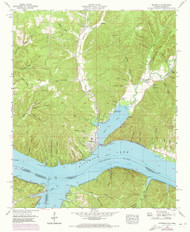 Waterloo, Alabama 1953 (1973) USGS Old Topo Map Reprint 7x7 AL Quad 305340