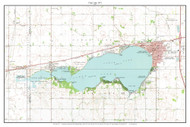 Clear Lake  1962 - Custom USGS Old Topographic Map - Iowa