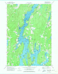 Bristol, Maine 1969 (1974) USGS Old Topo Map Reprint 7x7 ME Quad 806551