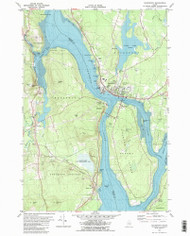 Bucksport, Maine 1982 (1982) USGS Old Topo Map Reprint 7x7 ME Quad 104982