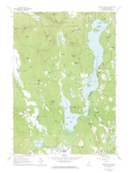 Center Lovell, Maine 1963 (1965) USGS Old Topo Map Reprint 7x7 ME Quad 460305