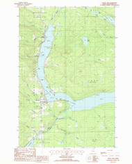 Eagle Lake , Maine 1985 (1986) USGS Old Topo Map Reprint 7x7 ME Quad 105085