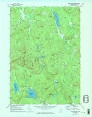 East Stoneham, Maine 1970 (1972) USGS Old Topo Map Reprint 7x7 ME Quad 806679