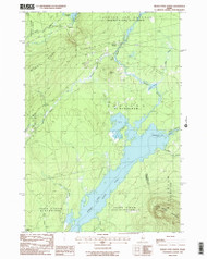Indian Pond North, Maine 1988 () USGS Old Topo Map Reprint 7x7 ME Quad 105226