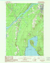 Lincolnville, Maine 2000 (2001) USGS Old Topo Map Reprint 7x7 ME Quad 808031