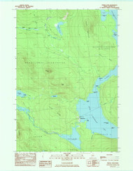 Middle Dam, Maine 1984 (1985) USGS Old Topo Map Reprint 7x7 ME Quad 808085