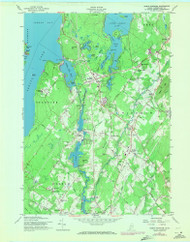 North Windham, Maine 1957 (1971) USGS Old Topo Map Reprint 7x7 ME Quad 806990