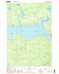 Rangeley, Maine 1997 (1999) USGS Old Topo Map Reprint 7x7 ME Quad 102909