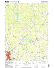 Somersworth, Maine 1998 (1999) USGS Old Topo Map Reprint 7x7 ME Quad 102977