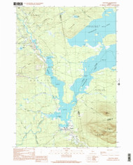 Stratton, Maine 1997 (2000) USGS Old Topo Map Reprint 7x7 ME Quad 103016
