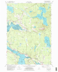 Sullivan, Maine 1982 (1983) USGS Old Topo Map Reprint 7x7 ME Quad 103021