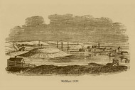 Wellfleet, Massachusetts 1839 - John Warner Barber Landscape View Reprint