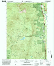 Chatham, New Hampshire 1995 (2000) USGS Old Topo Map Reprint 7x7 NH Quad 329505
