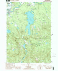 Conway, New Hampshire 1998 (2001) USGS Old Topo Map Reprint 7x7 NH Quad 329513