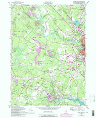 Dover West, New Hampshire 1956 (1994) USGS Old Topo Map Reprint 7x7 NH Quad 329534