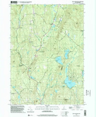 East Lempster, New Hampshire 1998 (2002) USGS Old Topo Map Reprint 7x7 NH Quad 329547