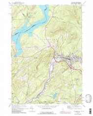 Littleton, New Hampshire 1971 (1988) USGS Old Topo Map Reprint 7x7 NH Quad 329631