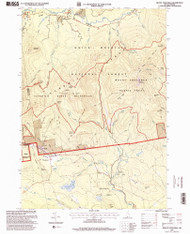 Mount Chocorua, New Hampshire 1995 (1999) USGS Old Topo Map Reprint 7x7 NH Quad 329672