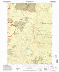 Mount Kineo, New Hampshire 1995 (2000) USGS Old Topo Map Reprint 7x7 NH Quad 329676