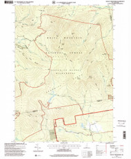 Mount Tripyramid, New Hampshire 1995 (2000) USGS Old Topo Map Reprint 7x7 NH Quad 329683