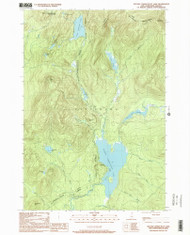 Second Connecticut Lake, New Hampshire 1997 (2000) USGS Old Topo Map Reprint 7x7 NH Quad 329780