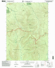 South Twin Mountain, New Hampshire 1995 (2000) USGS Old Topo Map Reprint 7x7 NH Quad 329795