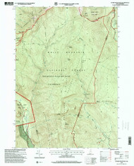 Stairs Mountain, New Hampshire 1995 (2000) USGS Old Topo Map Reprint 7x7 NH Quad 329803