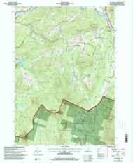Sugar Hill, New Hampshire 1995 (2000) USGS Old Topo Map Reprint 7x7 NH Quad 329813