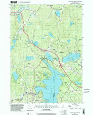 Sunapee Lake North, New Hampshire 1998 (2002) USGS Old Topo Map Reprint 7x7 NH Quad 329815