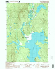Umbagog Lake North, New Hampshire 1995 (2000) USGS Old Topo Map Reprint 7x7 NH Quad 329833