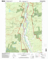 Woodstock, New Hampshire 1995 (2000) USGS Old Topo Map Reprint 7x7 NH Quad 329877