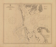 Charlotte Harbor 1912 - Old Map Nautical Chart AC Harbors 474 - Florida (Gulf Coast)