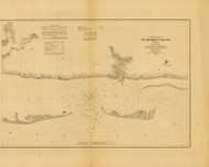St Georges Sound - Eastern Part 1859 - Old Map Nautical Chart AC Harbors 486 - Florida (Gulf Coast)