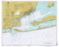 Pensacola Bay  1996 - Old Map Nautical Chart AC Harbors 11383 - Florida (Gulf Coast)