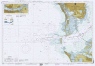 Tampa Bay Entrance 2000 - Old Map Nautical Chart AC Harbors 11415 - Florida (Gulf Coast)